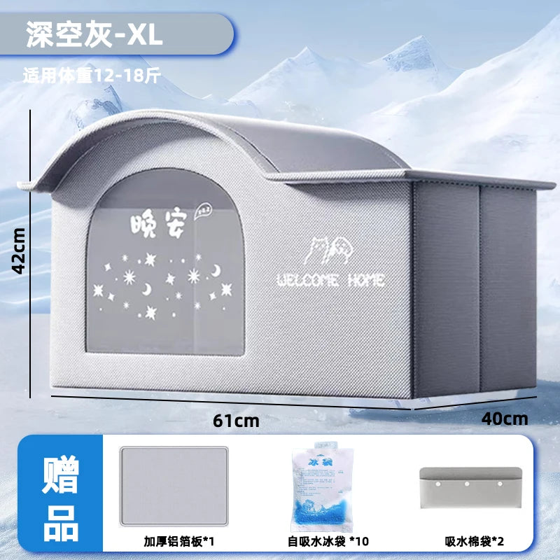 Cat Air Conditioning House Summer Cat Cooling Tool Nest Dog Ice House Dog Four Seasons Cat Pet Ice House