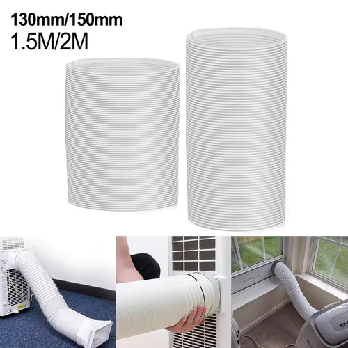 Tuyau d'extension de conduit 150/200 CM, télescopique, flexible, pour climatiseur, tuyau d'échappement, gaine de ventilation pour climatisation mobile