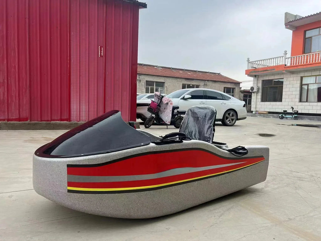Electric Watercraft, 52km/h Dual-Speed Motorized Jet Ski for 2 Adults, 150kg Load & 90min Runtime for Water Sports & Skiing