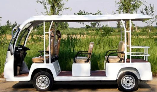 China-Made Luxury Exquisite 11-Seat Large Electric Tourist Sightseeing Bus Luxury Passenger Trackless Micro Electric Bus