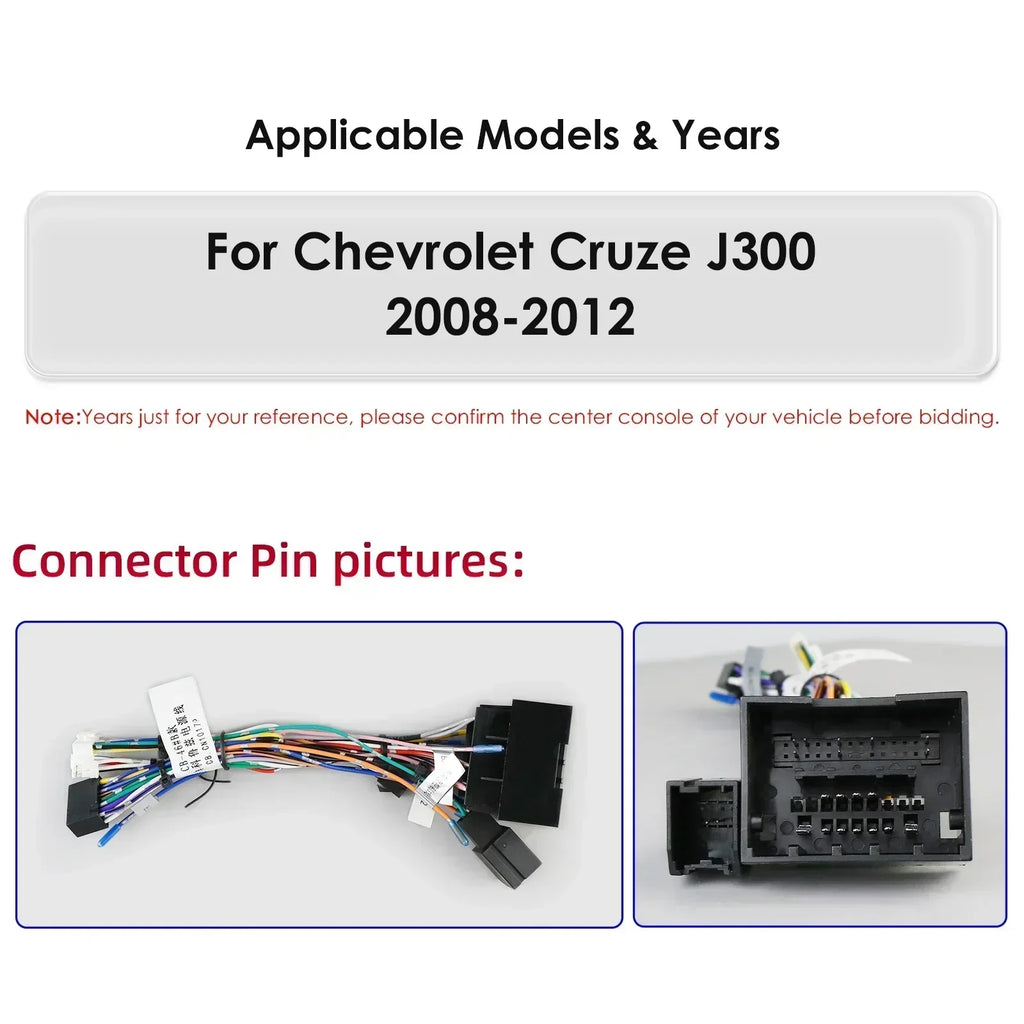 Autoradio multimédia pour voiture Hizpo 8 cœurs DSP pour Chevrolet Cruze J300 2008-2012 GPS Systèmes intelligents Carplay 4G RDS IA