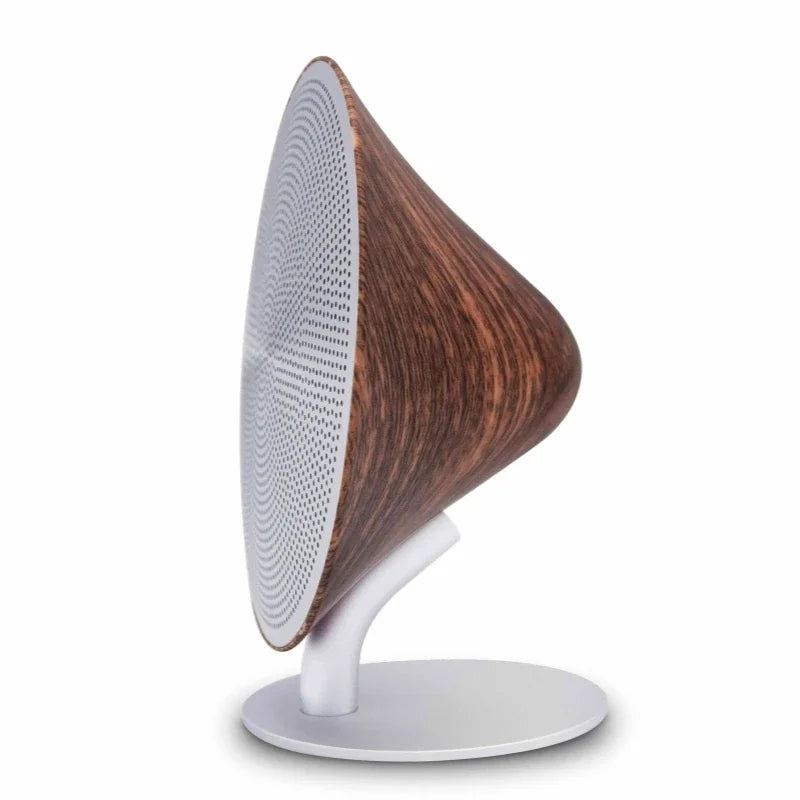 Mini Wireless TWS Stereo Speaker Retro Wood Desktop Sound Box Support NFC Touch Surface Subwoofer Home Portable Bluetooth Audio