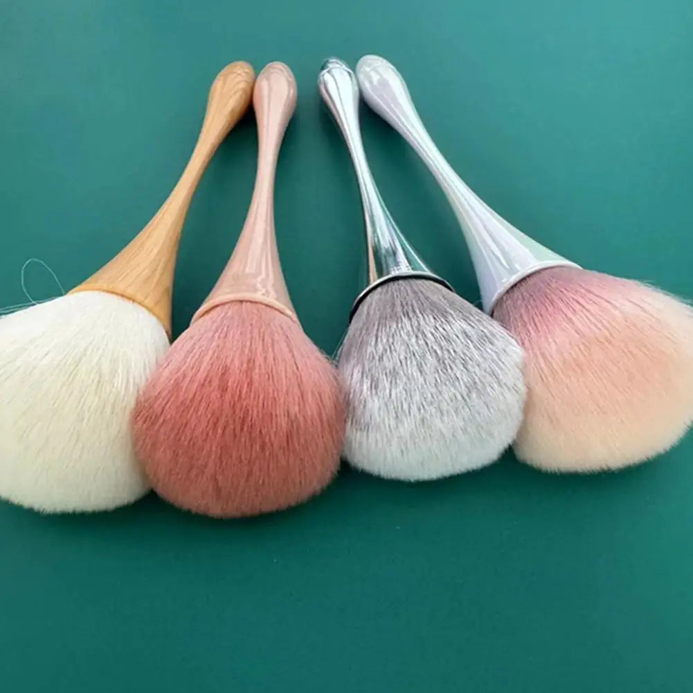 Nail Dust Cleaning Brush Dust Brush Manicure Beauty Brush Blush Powder Brushes Long-Handled Super Fluffy Manicure Tools
