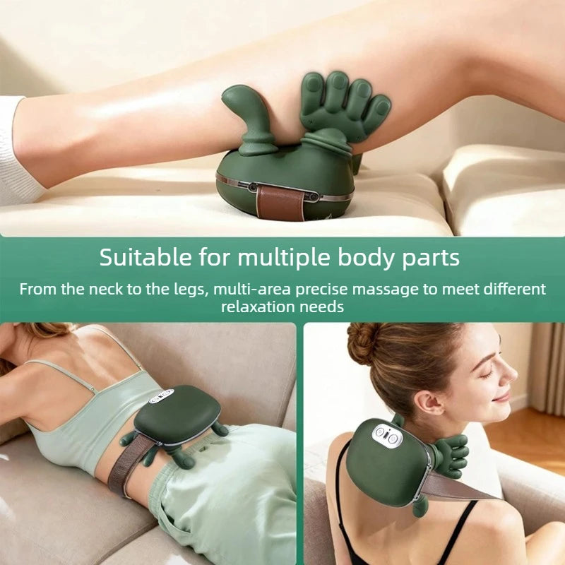 4D Massaging Shoulder And Neck Massager, Multifunctional Home Cervical Massager, Kneading Massage Shawl, Can Be Used As A Gift