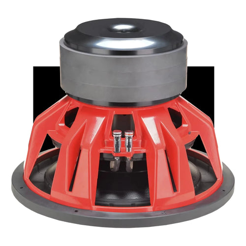 Subwoofer de voiture 15 pouces 3000W RMS Double 1 2 4 Ohm Caisson de basses scellé pour voiture pour compétition audio de voiture 15100-058T