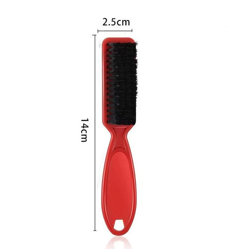Six Colors Comb Brush  Small Beard Styling Brush Professional Shave Beard Brush Barber Vintage Carving Cleaning Brush
