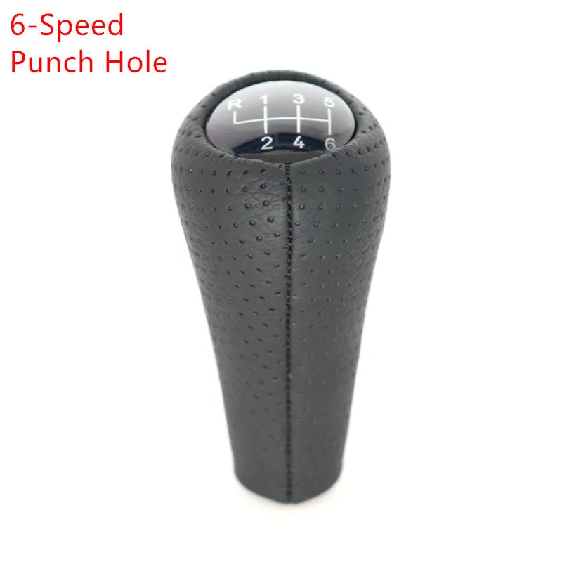 Hole Leather 56 Speed Gear Shift Knob for BMW E90 E91 E92 E60 E46 E39 E36 E34 E30 E81 E82 1356 Series M6 M5 M3 Pen POMO Headball