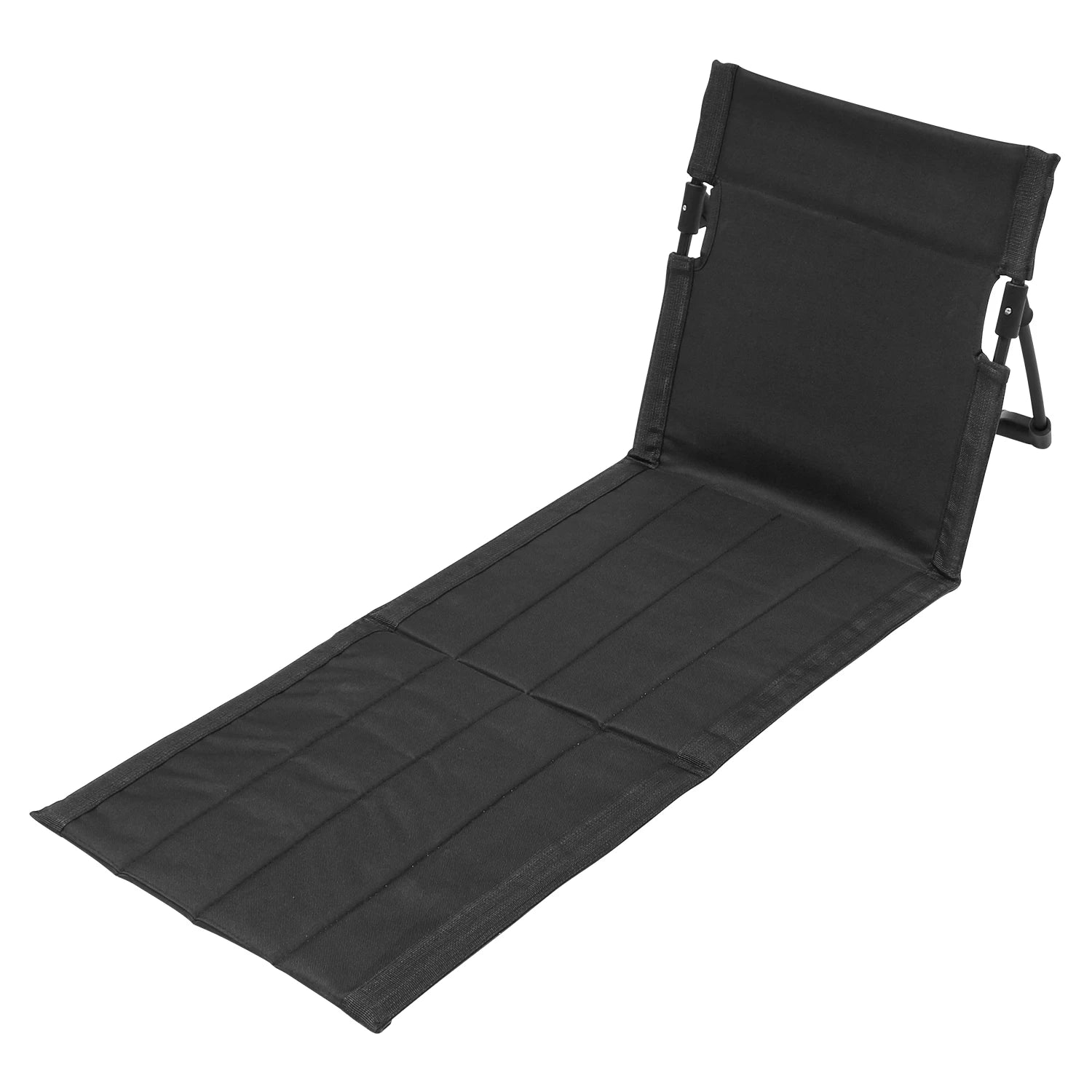 Outdoor Foldable Camping Chair Oxford Cloth Camping Floor Chair Garden Park Single Lazy Chair Backrest Cushion Picnic Back Chair