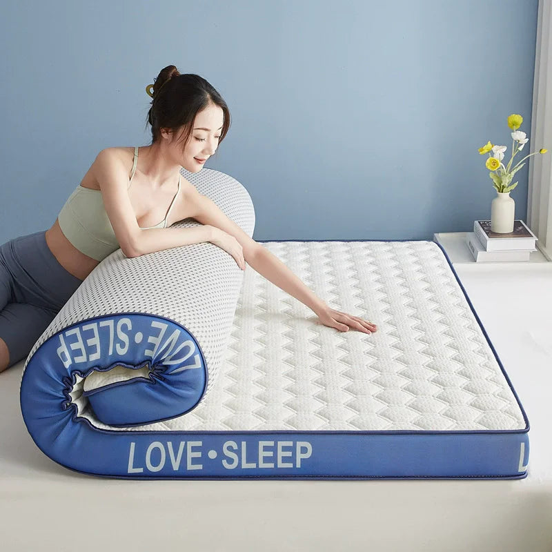 Single Tatami Mattress Hard Cushioned Memory Cotton Latex for Home Bedroom Dormitory Student - Dormitory Style Bedding