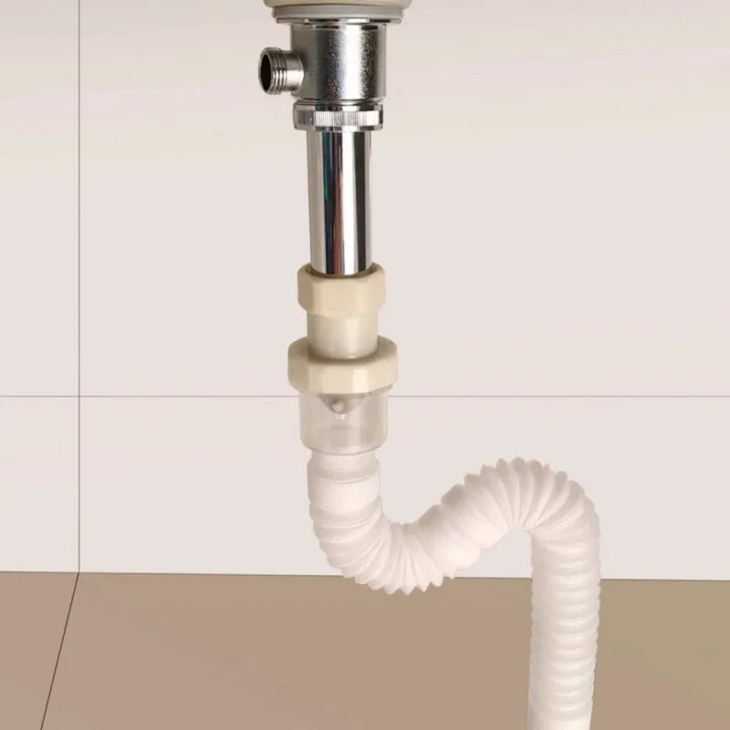 Raccord de vidage pour lavabo avec siphon, bonde de vidage, filtre, tuyau de raccordement, adaptateur de plomberie, accessoires de salle de bain