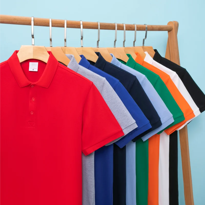 High-Quality 100% Cotton Polo Shirt Custom Logo Print Personal Design Tops Embroidery Summer Men And Women Clothing S-4XL