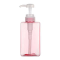 650ml Square Clear Bottle Liquid Soap Whipped Mousse Points Bottling Shampoo Lotion Shower Gel Pump Bottlesnding Soap Dispenser