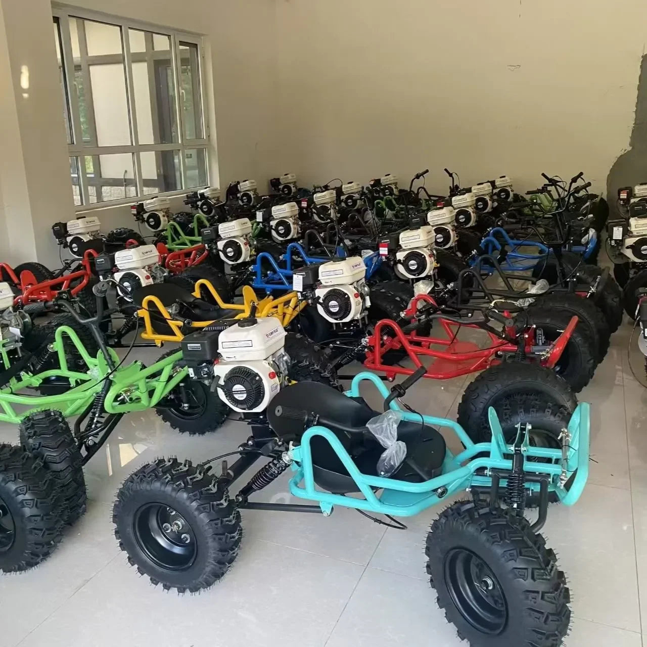 Mini All-terrain Off-road Kart 212cc Four Stroke Fuel 3-Wheeler ATV Beach Car Mountain Rally Drift Adult Vehicle