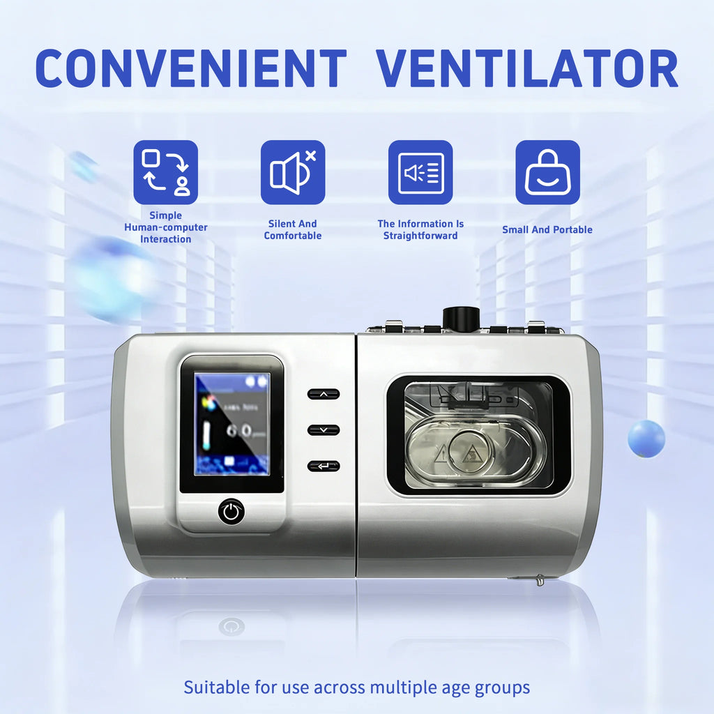 New AUTO CPAP Machine Portable Travel Sleep Apnea Respirator Home Use OSA Ventilator Anti-Snoring Solution for Snoring Treatment