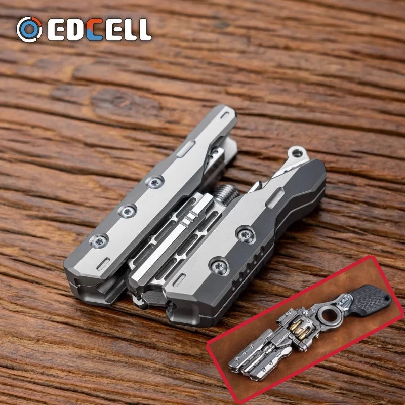 WANWU EDC New Zirconium Alloy Destroyer Electromagnetic Railgun Mechanical Metal Fidget Toy