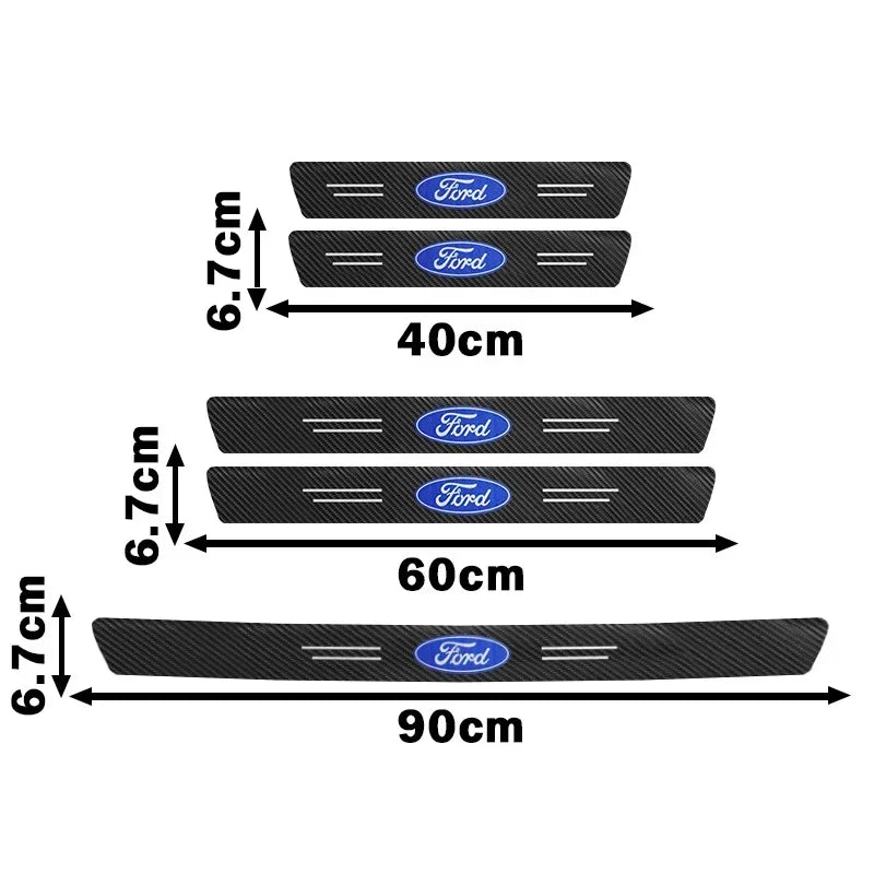Carbon Fiber Door Edge Sill Protector