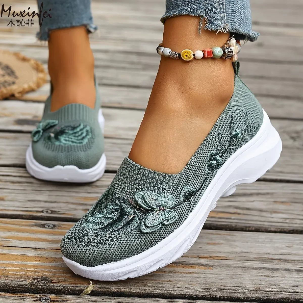 New women's breathable mesh shoes, fashionable and comfortable cloth shoes, 2026 summer casual shoes
