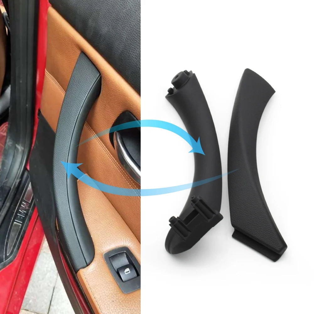 Poignée intérieure de porte gauche/droite avec garniture de poignée de rechange pour BMW Série 3 E90 E91 E92 316i 318i 320i 325i 328i