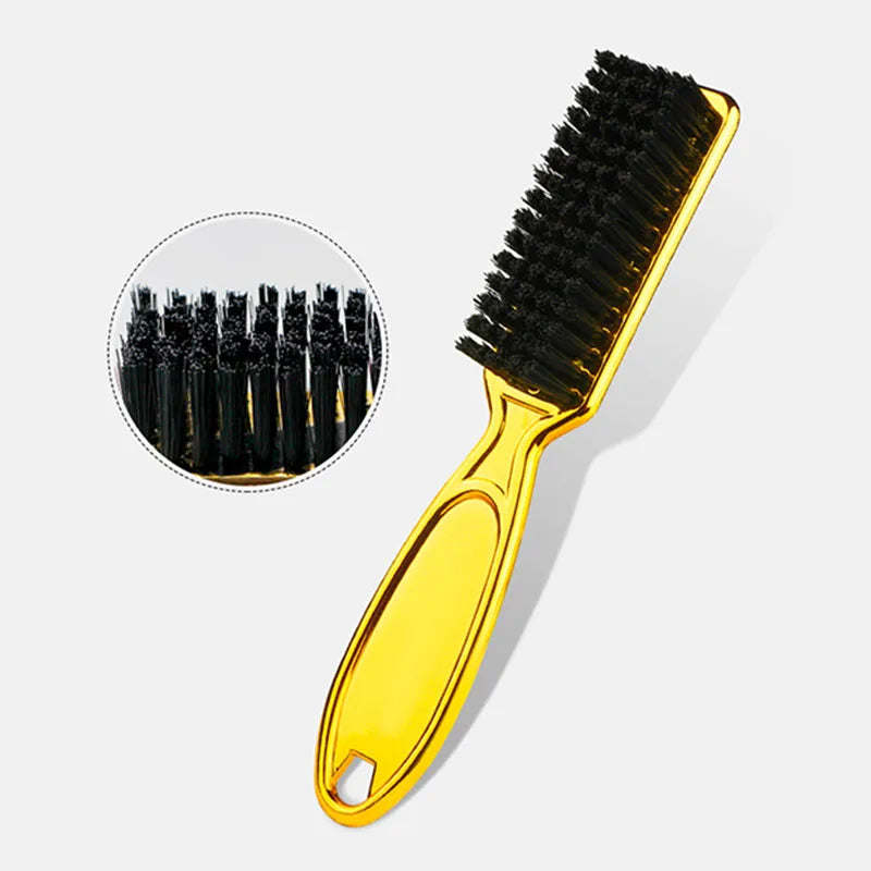 Six Colors Comb Brush  Small Beard Styling Brush Professional Shave Beard Brush Barber Vintage Carving Cleaning Brush