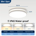 Waterproof Bathroom Lamp Ceiling Led Ceiling Lights 18W 30W 40W Round Led Ceiling Lamp For Kitchen Living Room Toilet Room 220V