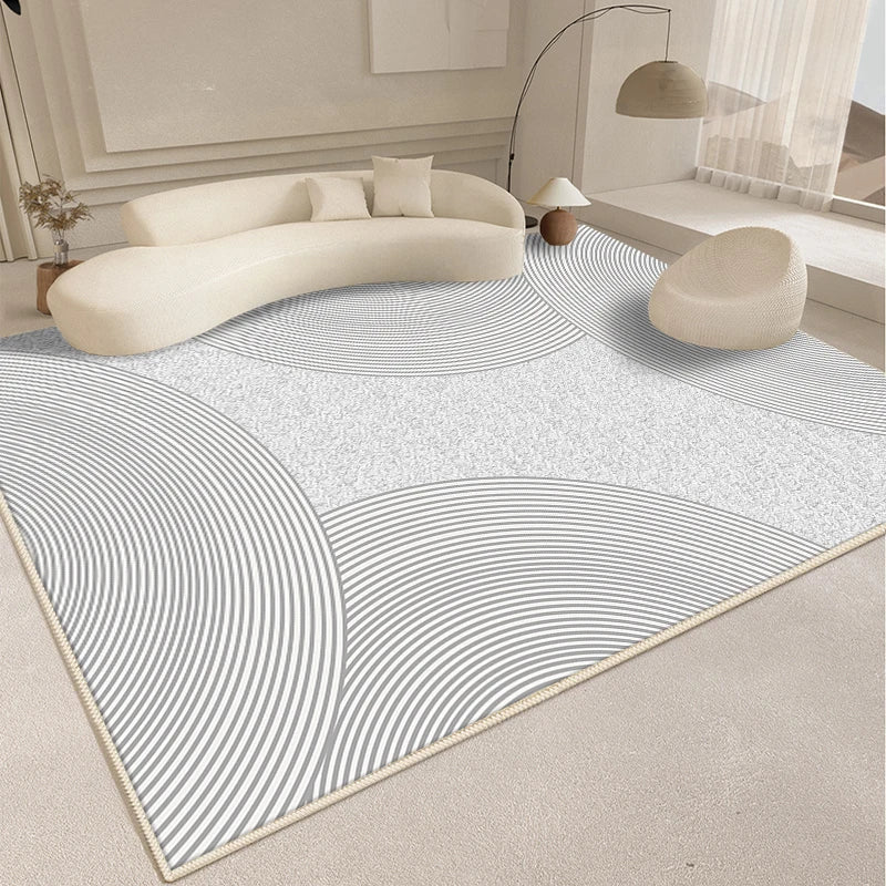 Modern Style Living Room Decoration Line Carpet Fluffy Soft Rugs for Bedroom Abstract Design Plush Rug Home Thickened Floor Mat