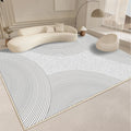 Modern Style Living Room Decoration Line Carpet Fluffy Soft Rugs for Bedroom Abstract Design Plush Rug Home Thickened Floor Mat