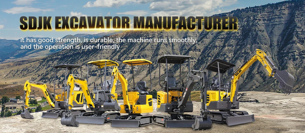 Hot selling mini excavator, multifunctional tracked agricultural mini bagger customized enclosed excavator for quick delivery