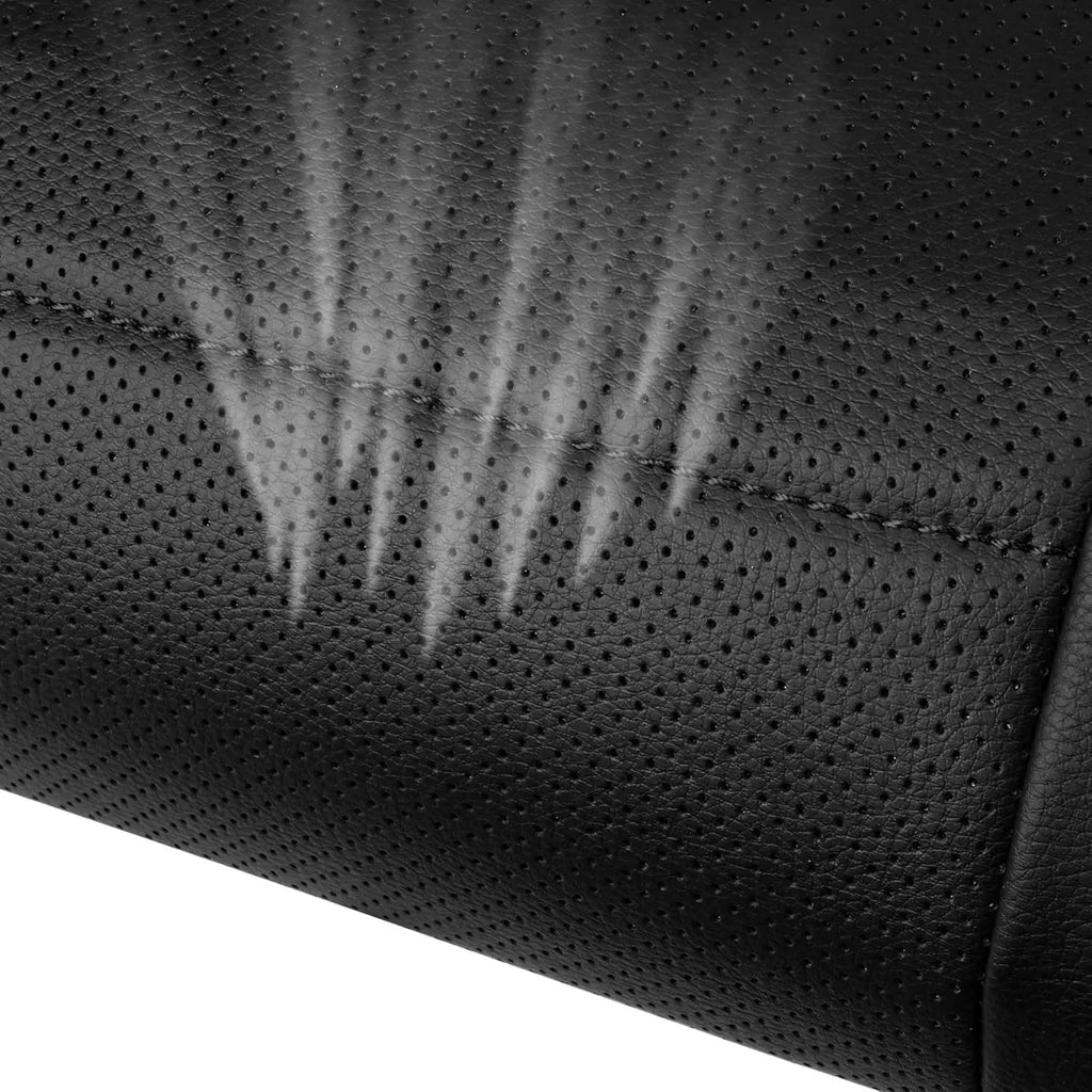 Housses de siège de voiture en cuir universelles style simple respirantes pour 5 places