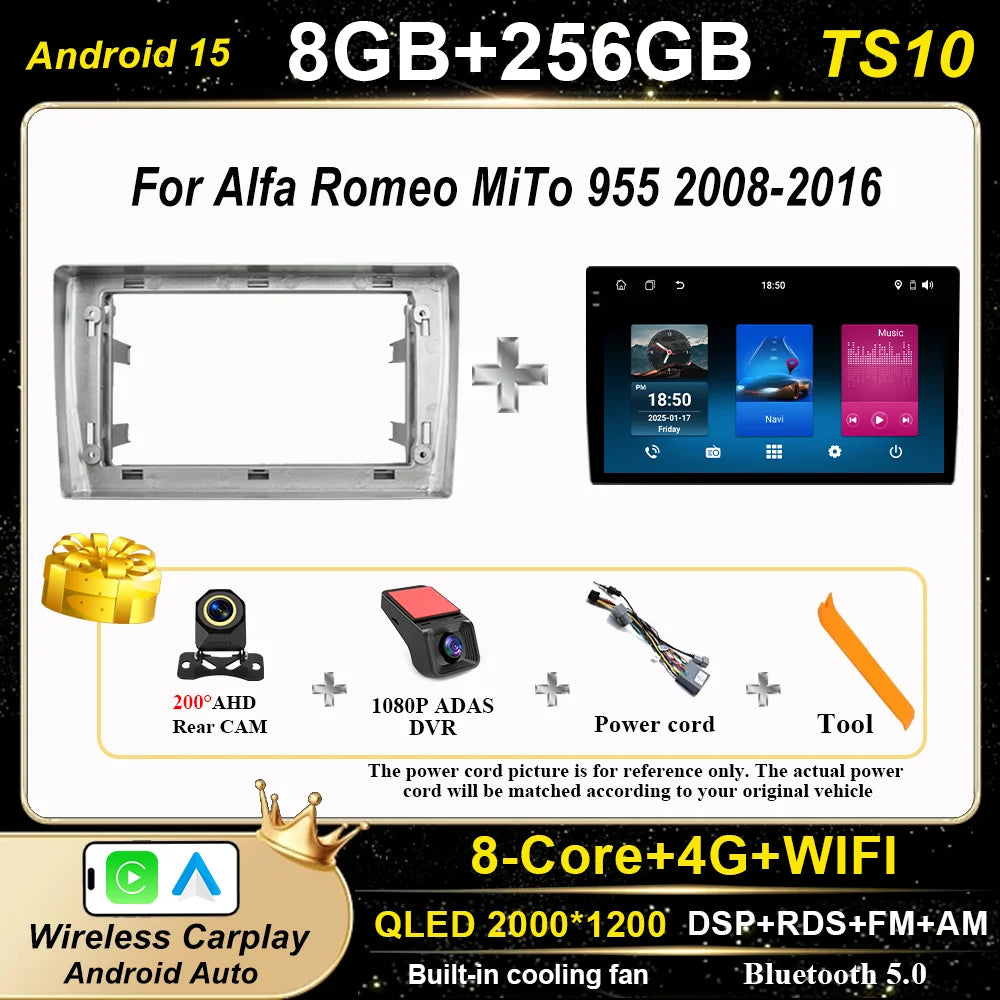 Android 15" Car Radio for Alfa Romeo