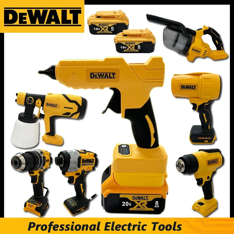 DEWALT Cordless Brushless Angle Grinder, Cutter, Electric Wrench, Polisher, Vacuum, Jigsaw, Multifunctional Power Tools