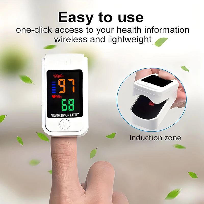 Automatic Arm Blood Pressure Monitor – Digital Tensiometer with Heart Rate, Pulse & SpO₂ Oximeter for Home Health Use
