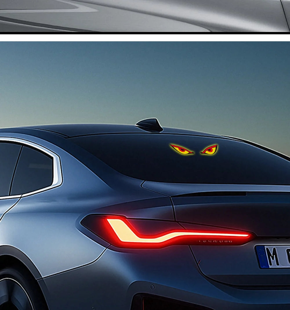 Monster Eye Antenna Flash Light Solar Car Decoration Demon Light Universal Roof Anti-Rear-End Demon Eye Modification