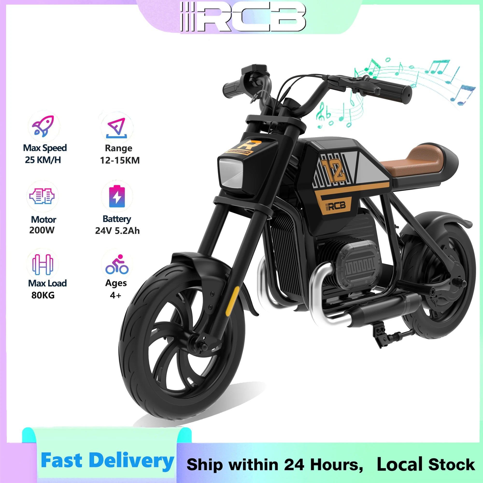 RCB R9 Kids Electric Motorbike