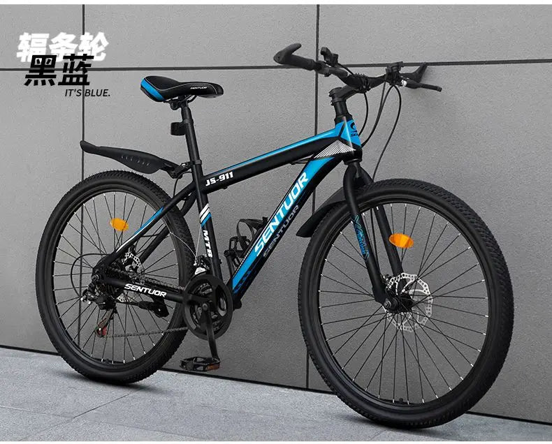 Mountain bikes for adults variable speed off-road racing shock-absorbing bikes for adults boys girls and students aged 8 to 15