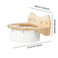 DIY Wall-mounted Cat Hammock, Wooden Cat Bed for Indoor Cats, Cat Jumping Platform Climbing Toy