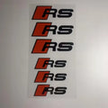 6PCS High Temperature Resistant Brake Modification Sticker For Audi S3 S4 S5 S6 S7 S8 S RS A3 A4 B8 8P 8V A6 C7 A5 Q5 B7 B6
