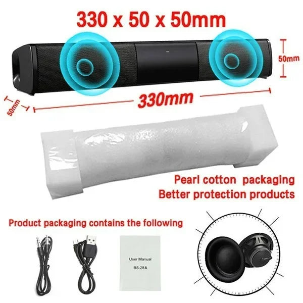 3DHome Theater Sound System Bluetooth Speaker Computer Speakers For TV Soundbar Box Subwoofer Radio Music Center Boom Box Column