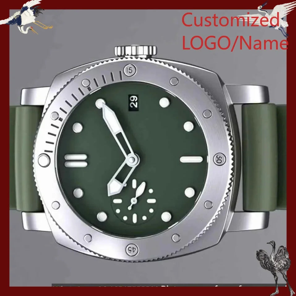 A182 Store Customized Watches 46mm Men's Watch with 904L Automatic Mechanical Movement