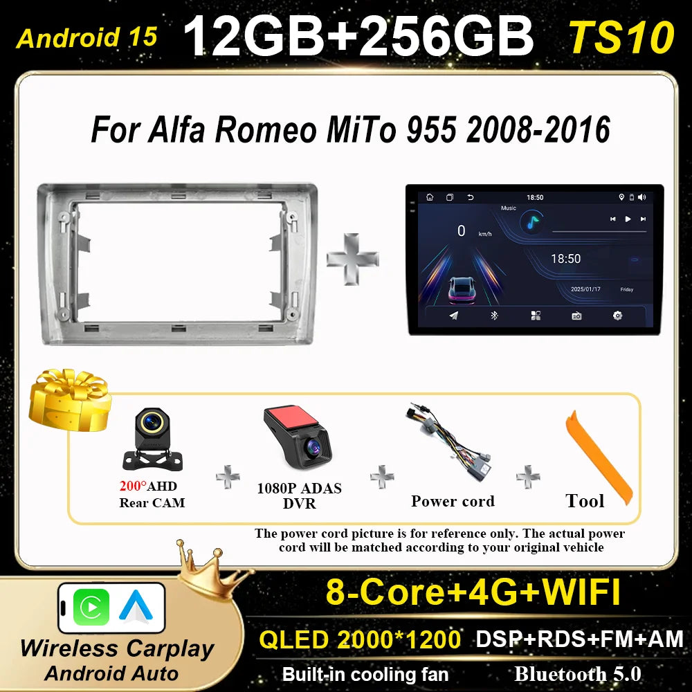 Android 15" Car Radio for Alfa Romeo