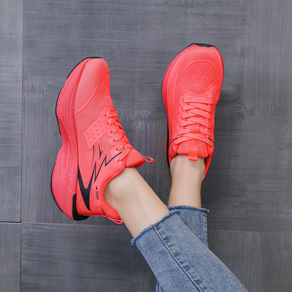 Women’s Fashion Versatile Comfortable Lightweight Running Shoes with Cushioning Technology and Carbon Plate, Unisex Competitive