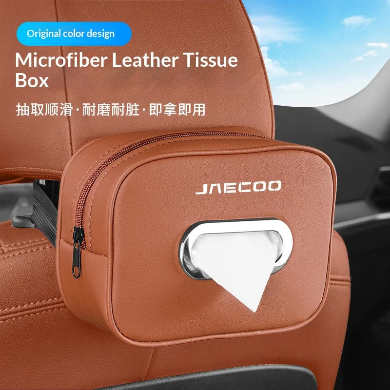 Suitable for JAECOO J5 J6 J7plus jaecoo J8 J7Phev car center console car mounted tissue box hanging bag tissue bag
