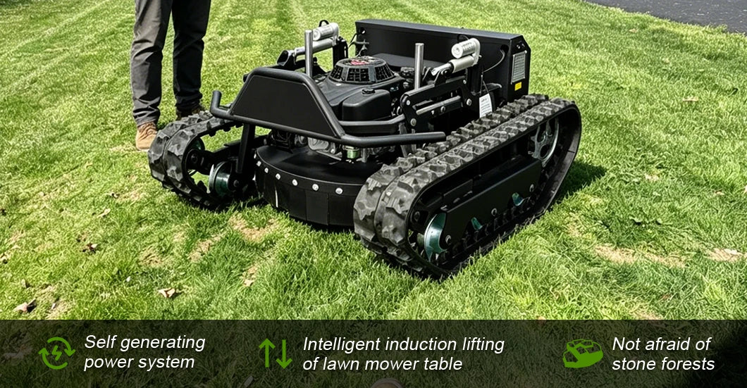 Customized Lawn Mower with Remote Control High Efficiency Low Power Consumption Suitable for Various Grass Types