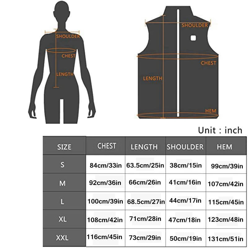 Gilet Chauffant Femme Automne et Hiver Gilet en Coton USB Infrarouge Chauffant Électrique pour Femme Gilet Thermique Souple Hiver Chaud