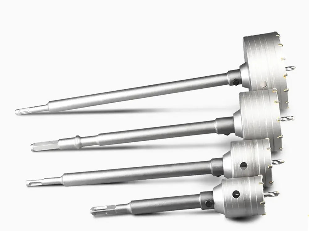SDS Concrete Hole Saw 30-160mm Electric Hollow Core Drill Bit Shank 110-530mm Core Drill Bit Cement Stone Wall Drilling Tool