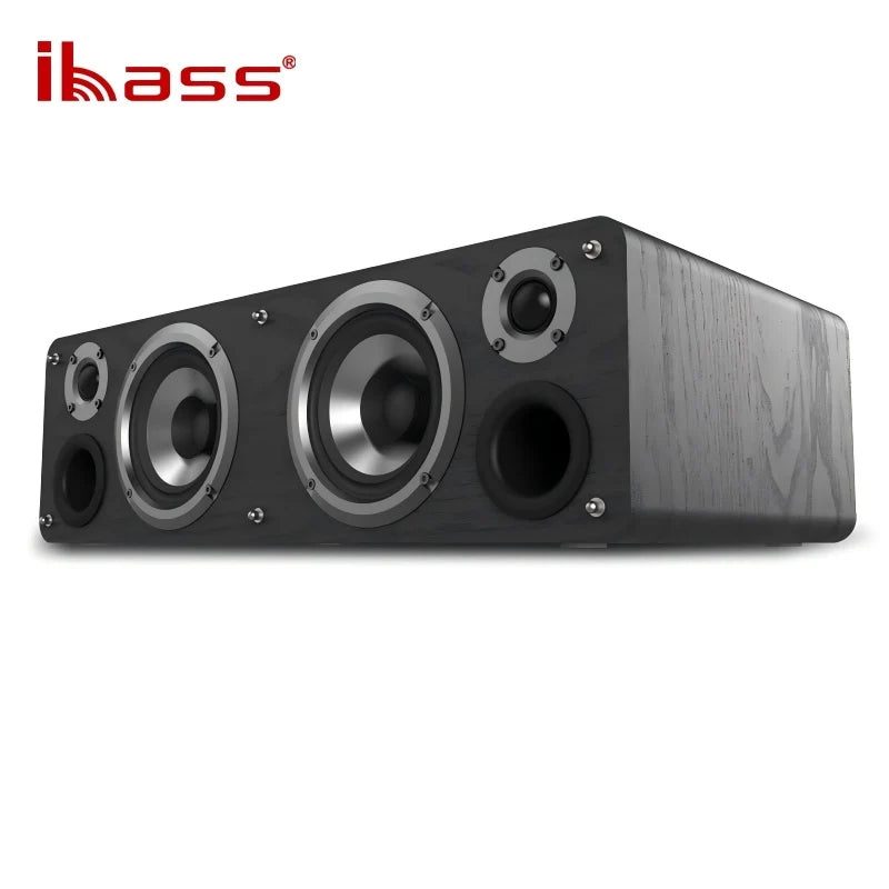 110W Home Desktop Bluetooth Amplifier All-in-One  HiFi Sound Quality Super Bass Wooden Subwoofer for Homes Theater & TV Soundbar