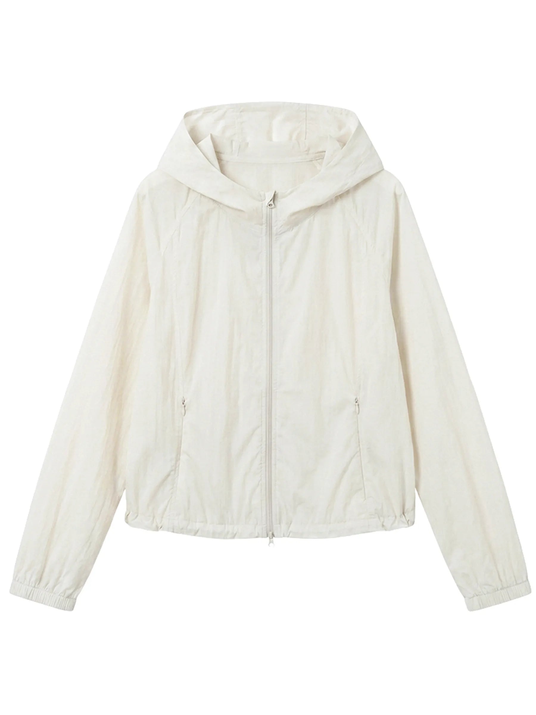 CHIC VEN Nouvelles vestes femme amples décontractées unies coupe-vent UPF50+ à capuche col montant manteau léger femme été 2026