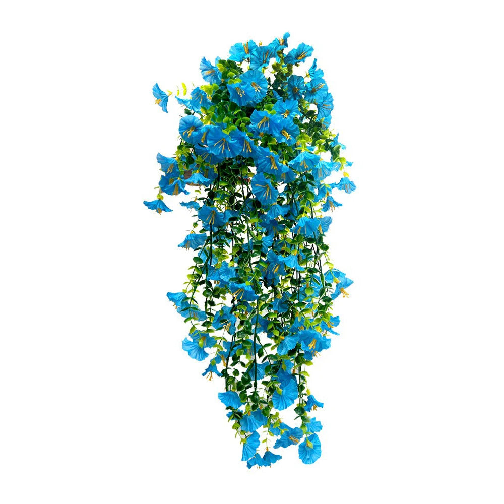 1/2pcs Artificial Morning Glory 75cm Hanging Fake Plant Fake Garland for Home Garden Wedding Outdoor Party Decor DIY Garden Arch