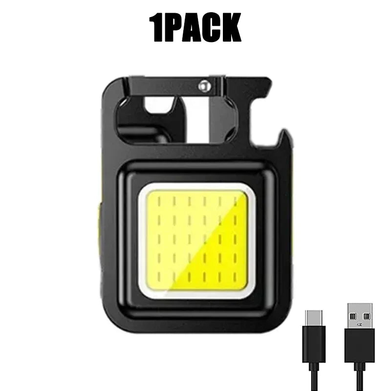 Mini USB Rechargeable Keychain Light