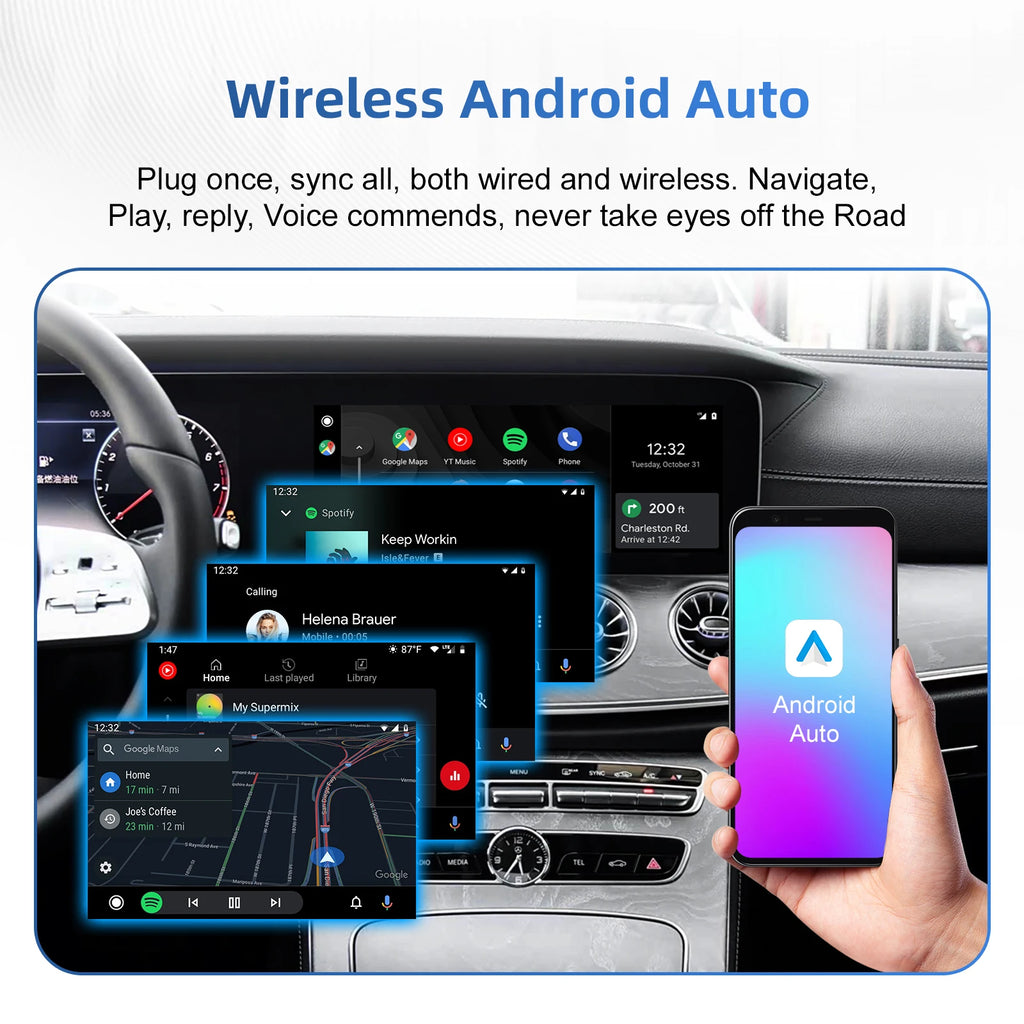 Ezonetronics for Mercedes Benz NTG 6.0 MBUX System 2019+ Wireless CarPlay Android Auto retrofit kit decoder box CarPlay