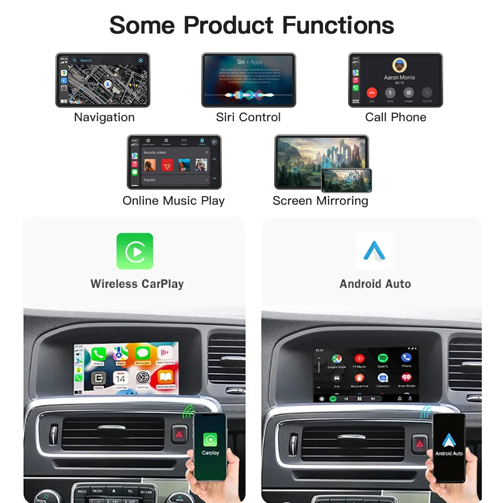 Wireless Carplay for Volvo XC60 S60 V40 V60  XC90 S90 Module Car Accessories Android Auto Airplay Mirror Link